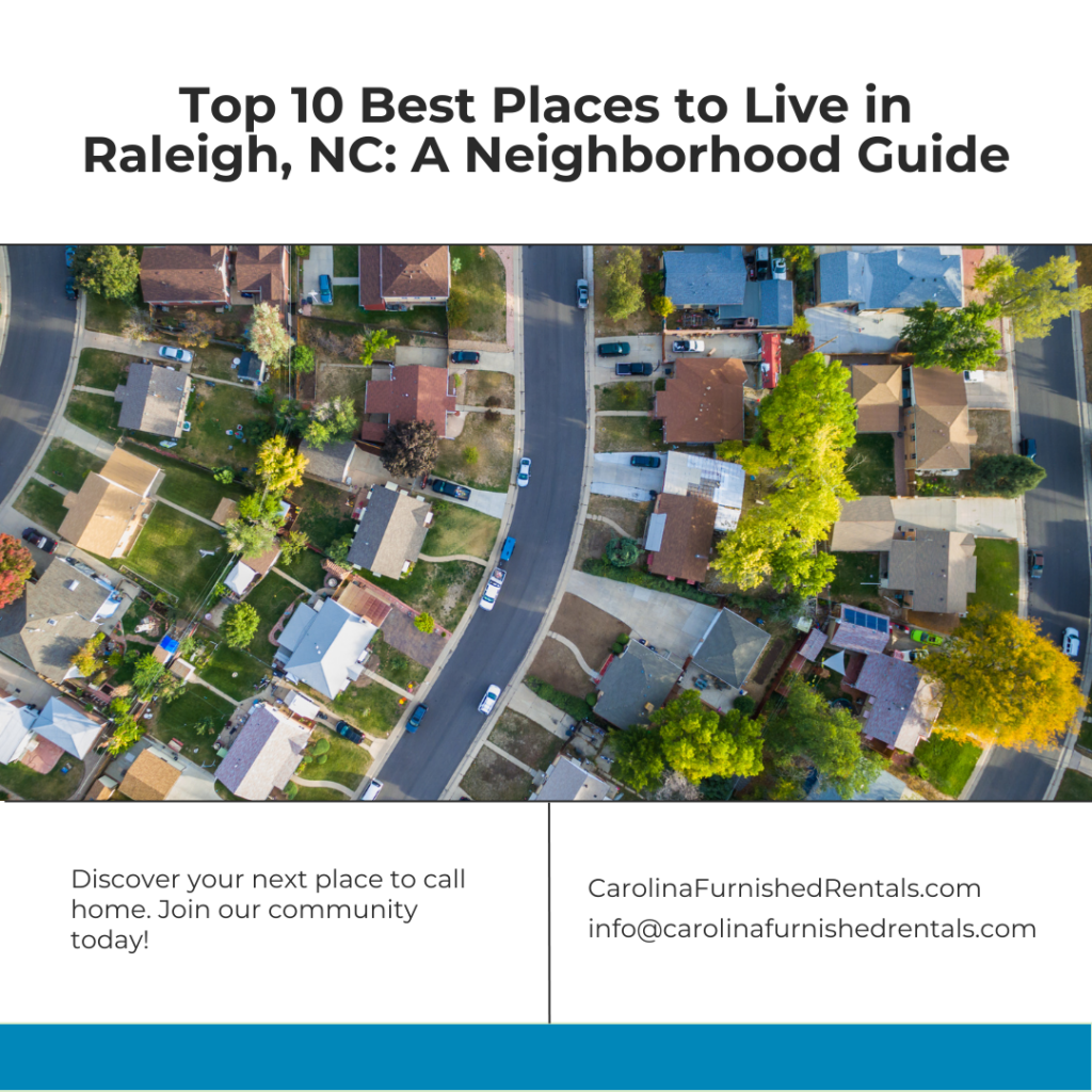 Best Places to Live in Raleigh - Scenic View of Downtown